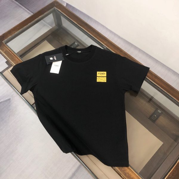 designer,replica,clothing,fake,1:1,lv,luxury,high quality FENDI Spring/Summer New Arrivals: Pure Cotton Short-Sleeve T-Shirt (1FWB58)