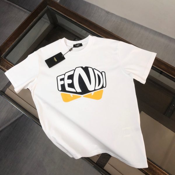 designer,replica,clothing,fake,1:1,lv,luxury,high quality FENDI Summer New Crew Neck Short-Sleeve T-Shirt (RYRZKS)
