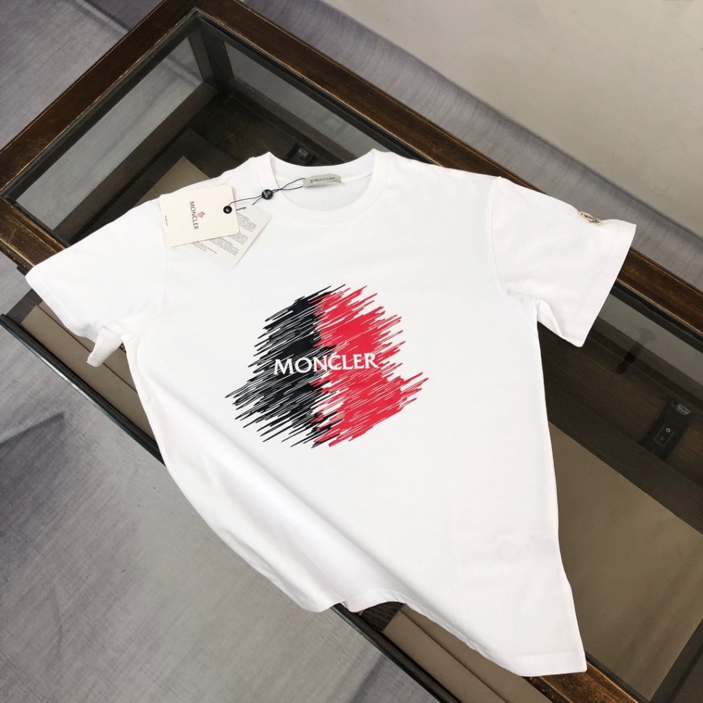 designer,replica,clothing,fake,1:1,lv,luxury,high quality MONCLER’s latest couple short-sleeved T-shirts (KDJGDJ)