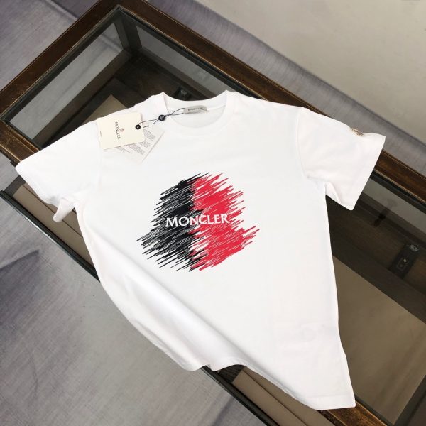 designer,replica,clothing,fake,1:1,lv,luxury,high quality MONCLER’s latest couple short-sleeved T-shirts (KDJGDJ)
