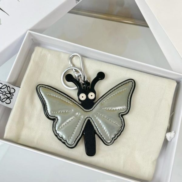 designer,replica,clothing,fake,1:1,lv,luxury,high quality New Loewe Leather Keychain Car Keychain ButterflCharm Series Butterfly Charm (EFUSMQ)