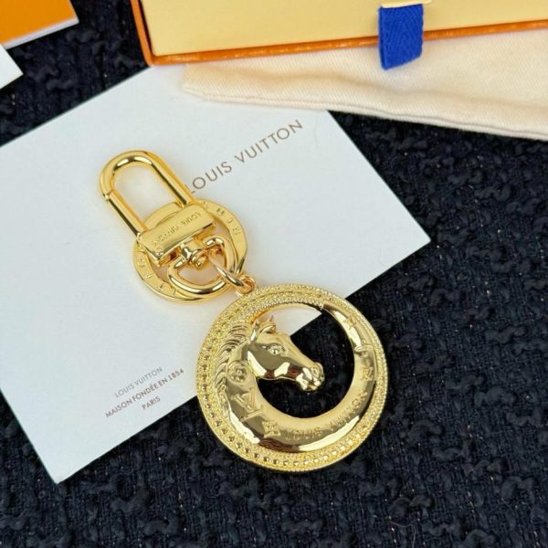 designer,replica,clothing,fake,1:1,lv,luxury,high quality LV horse head keychain (9I7Z31)