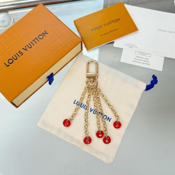 designer,replica,clothing,fake,1:1,lv,luxury,high quality LV Confetti Chain keychain (short style) bag accessory (GGIG0B)