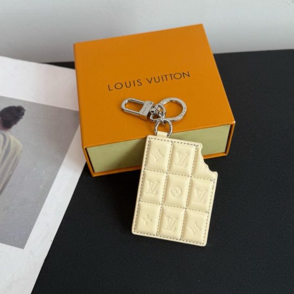 designer,replica,clothing,fake,1:1,lv,luxury,high quality New product M01478 Louis Vuitton Chocolate Keychain Charm (4YJITO)