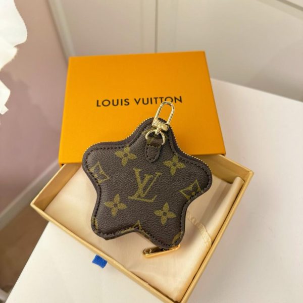 designer,replica,clothing,fake,1:1,lv,luxury,high quality New Louis Vuitton LOUIS BEAR Star/Pentagram Coin Purse/Bag Accessory (2FI2L5)