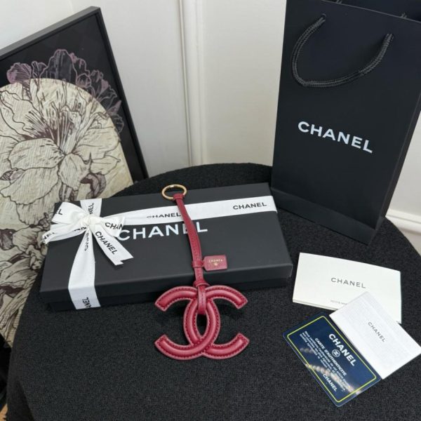 designer,replica,clothing,fake,1:1,lv,luxury,high quality New Chanel Spring Summer Mini Bag Charm, made of lambskin, featuring the classic double C design.