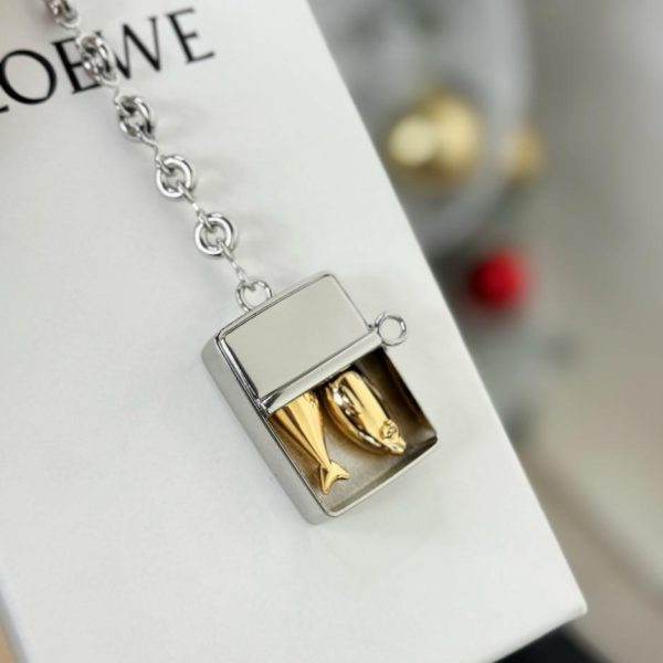 designer,replica,clothing,fake,1:1,lv,luxury,high quality New Loewe Sardine Box Pendant, Brass Ornament (EB4TVJ)