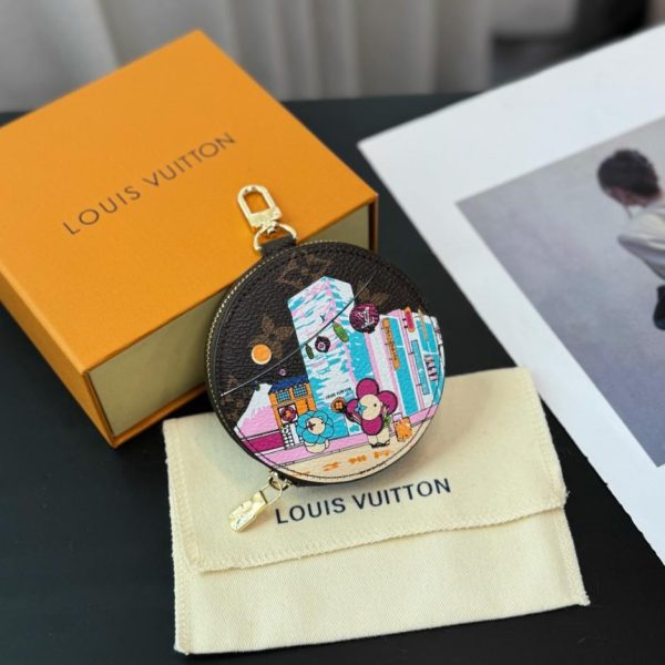 designer,replica,clothing,fake,1:1,lv,luxury,high quality New Arrival: Vivienne Funfair Xmas Round Coin Purse (ODJ2M9)
