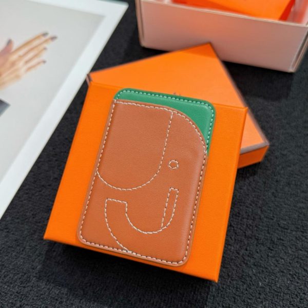 designer,replica,clothing,fake,1:1,lv,luxury,high quality New HERMES MagSafe Magnetic Card Holder (ONGTZF)