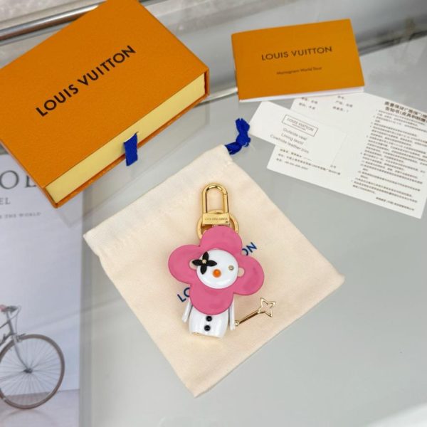 designer,replica,clothing,fake,1:1,lv,luxury,high quality New Arrival M1990 Vivian Christmas Series Doll Accessory Sunflower Plush Toy Keychain (LIMI3G)