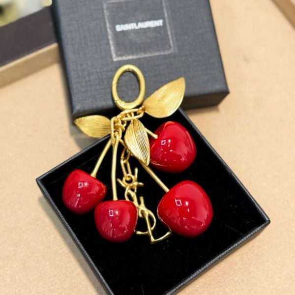 designer,replica,clothing,fake,1:1,lv,luxury,high quality New YSL packaging, new Saint Laurent Cherry Bag Charm pendant (4KNE4O)