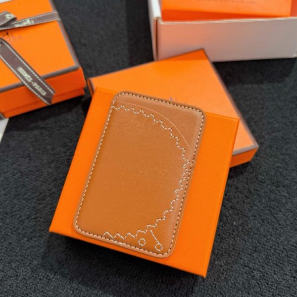designer,replica,clothing,fake,1:1,lv,luxury,high quality New HERMES MagSafe Magnetic Card Holder (0H4KJO)