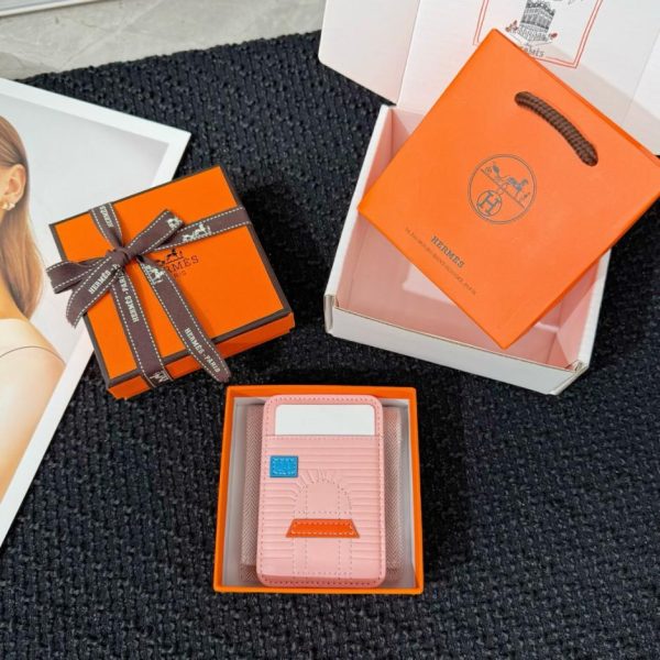 designer,replica,clothing,fake,1:1,lv,luxury,high quality New HERMES MagSafe Magnetic Card Holder (18AE84)
