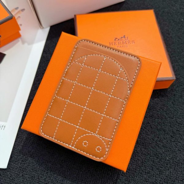 designer,replica,clothing,fake,1:1,lv,luxury,high quality New HERMES MagSafe Magnetic Card Holder (1Q16S6)
