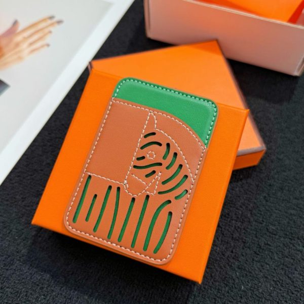designer,replica,clothing,fake,1:1,lv,luxury,high quality New HERMES MagSafe Magnetic Card Holder (4XTCF8)