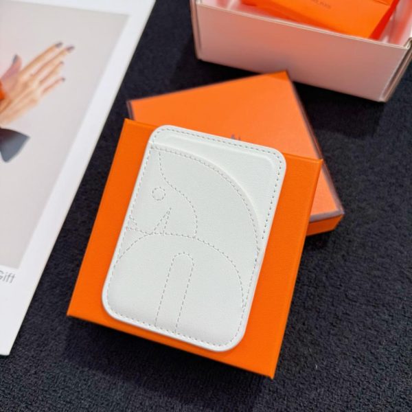 designer,replica,clothing,fake,1:1,lv,luxury,high quality New HERMES MagSafe Magnetic Card Holder (91B9UT)