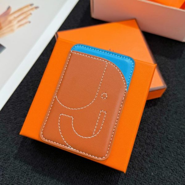 designer,replica,clothing,fake,1:1,lv,luxury,high quality New HERMES MagSafe Magnetic Card Holder (97IDLQ)