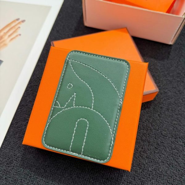 designer,replica,clothing,fake,1:1,lv,luxury,high quality New HERMES MagSafe Magnetic Card Holder (JXDKG7)