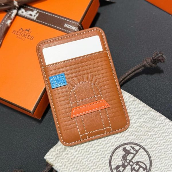 designer,replica,clothing,fake,1:1,lv,luxury,high quality New HERMES MagSafe Magnetic Card Holder (KNY4HZ)