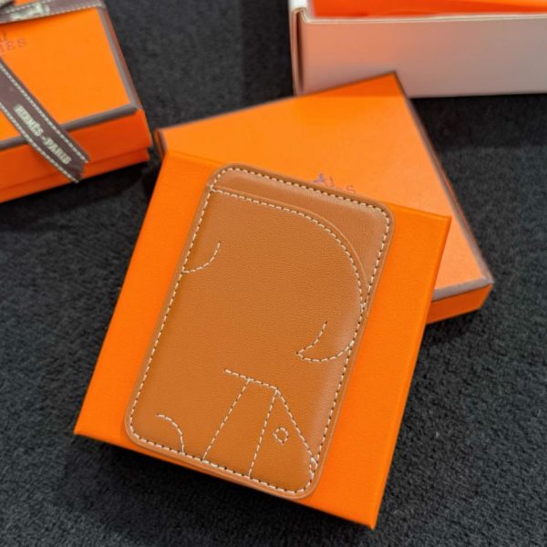 designer,replica,clothing,fake,1:1,lv,luxury,high quality New HERMES MagSafe Magnetic Card Holder (LZSE2R)