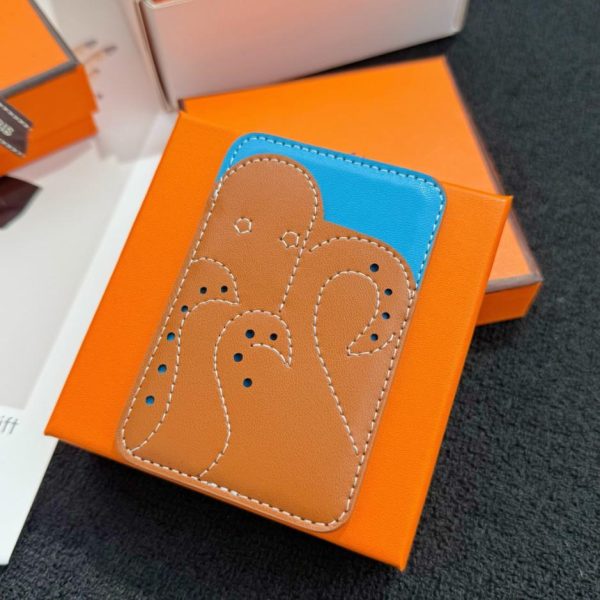 designer,replica,clothing,fake,1:1,lv,luxury,high quality New HERMES MagSafe Magnetic Card Holder (NIZR8Q)