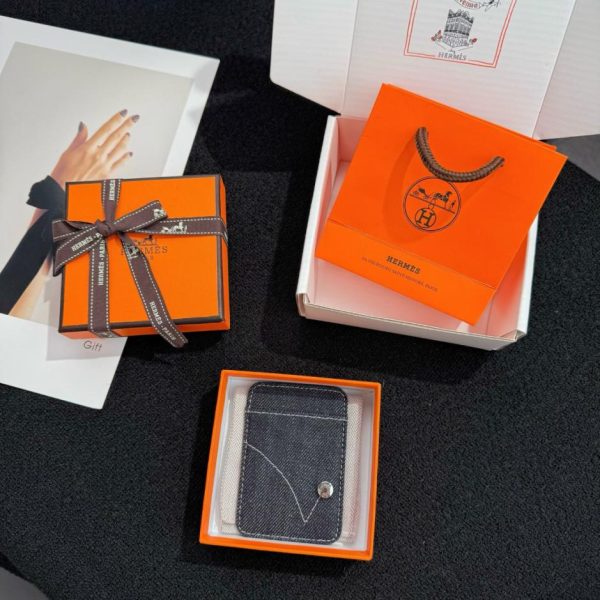 designer,replica,clothing,fake,1:1,lv,luxury,high quality New HERMES MagSafe Magnetic Card Holder (XIQM0U)