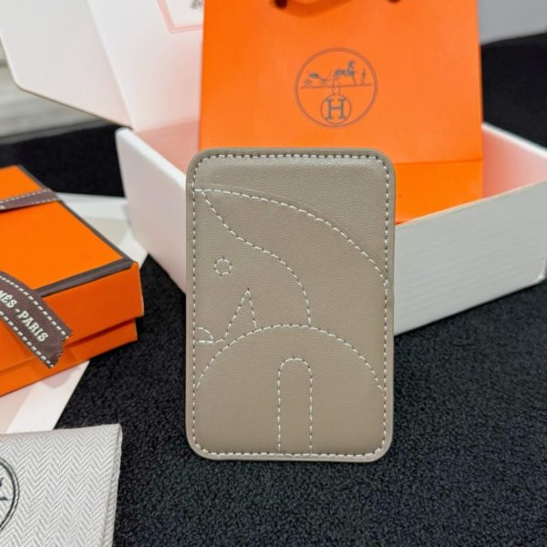 designer,replica,clothing,fake,1:1,lv,luxury,high quality New HERMES MagSafe Magnetic Card Holder (YH7U0L)