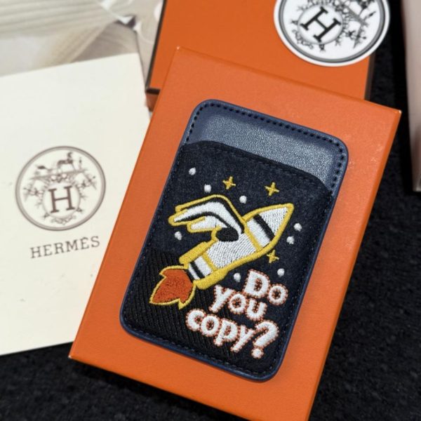 designer,replica,clothing,fake,1:1,lv,luxury,high quality New HERMES MagSafe Magnetic Card Holder (YVT9GT)