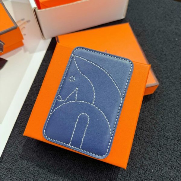 designer,replica,clothing,fake,1:1,lv,luxury,high quality New HERMES MagSafe Magnetic Card Holder (Z20XRQ)