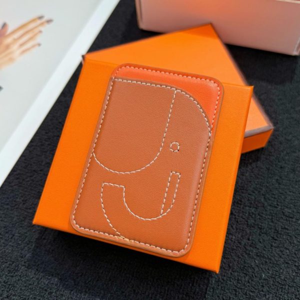 designer,replica,clothing,fake,1:1,lv,luxury,high quality New HERMES MagSafe Magnetic Card Holder (ZTJLLU)