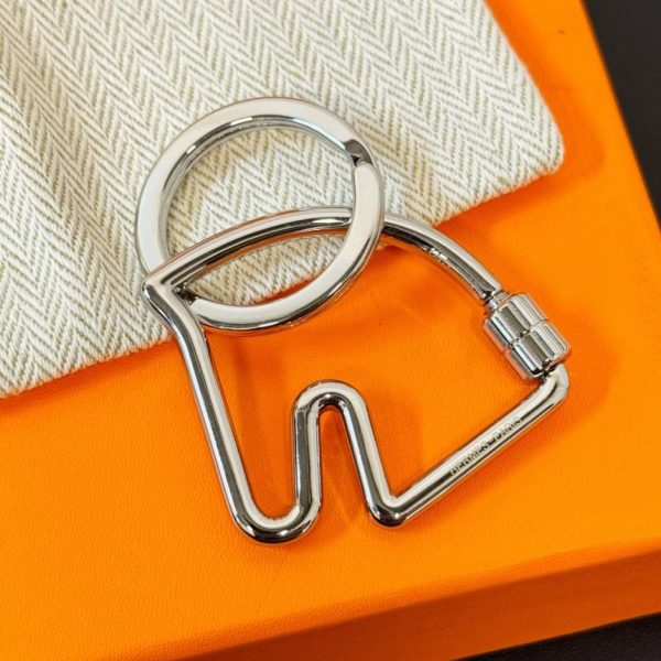 designer,replica,clothing,fake,1:1,lv,luxury,high quality New product: HERMES Cheval Horse Head Keychain Car Keychain (SM3KJE)