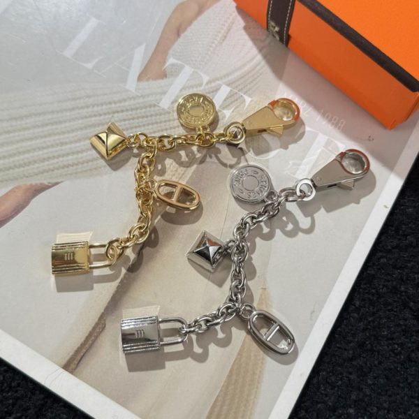 designer,replica,clothing,fake,1:1,lv,luxury,high quality Hermès pig nose lock bag chain (KNHQ44)