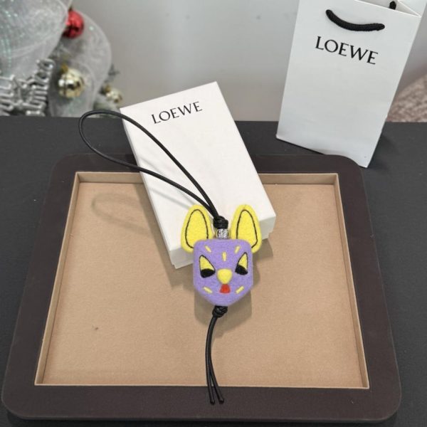 designer,replica,clothing,fake,1:1,lv,luxury,high quality New Loewe Felt Kitten Pendant (IRK2I0)