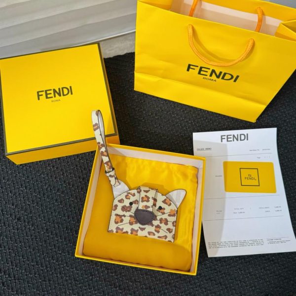 designer,replica,clothing,fake,1:1,lv,luxury,high quality New Fendi Animal Series Card Holder (ER2UXN)