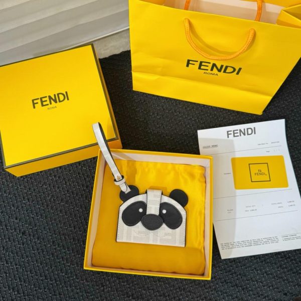 designer,replica,clothing,fake,1:1,lv,luxury,high quality New Fendi Animal Series Card Holder (WC3AB2)