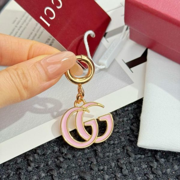 designer,replica,clothing,fake,1:1,lv,luxury,high quality New Gucci Double G Keychain Pendant (AVOY2W)