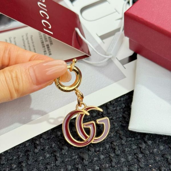 designer,replica,clothing,fake,1:1,lv,luxury,high quality New Gucci Double G Keychain Pendant (59NN3I)