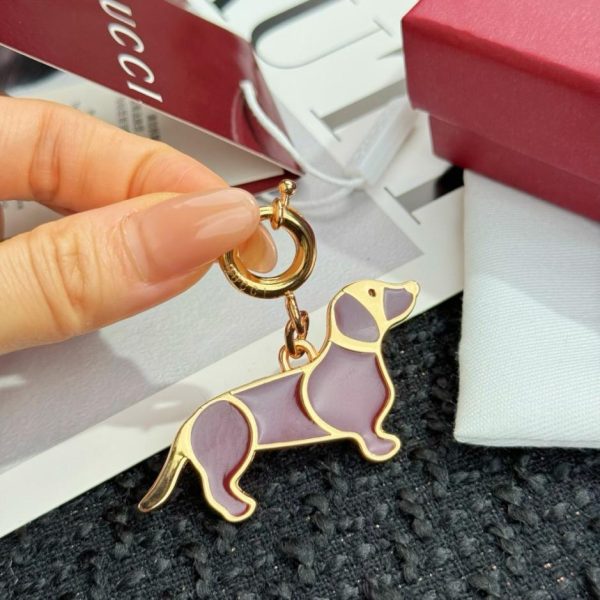 designer,replica,clothing,fake,1:1,lv,luxury,high quality New Gucci puppy keychain pendant (0KDR68)