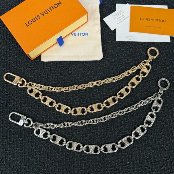 designer,replica,clothing,fake,1:1,lv,luxury,high quality New LOUIS VUITTON long bag chain keychain (GRD4O7)