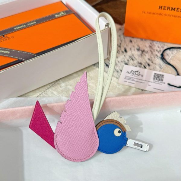 designer,replica,clothing,fake,1:1,lv,luxury,high quality New Hermes Bird charm, Hermes bird bag pendant, keychain (52S8VF)