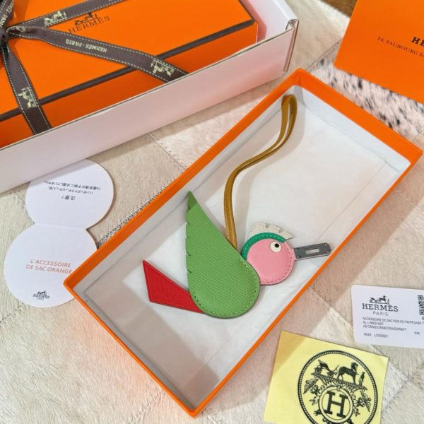 designer,replica,clothing,fake,1:1,lv,luxury,high quality New Hermes Bird charm, Hermes bird bag pendant, bag ornament, keychain (TATQZQ)