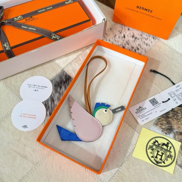 designer,replica,clothing,fake,1:1,lv,luxury,high quality New Hermes Bird charm for Hermes crocodile and bird bag (E9B7H7)