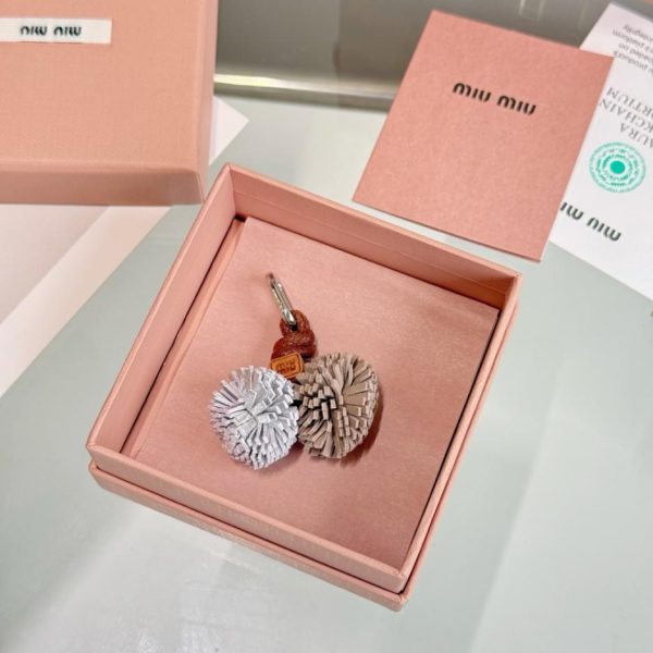 designer,replica,clothing,fake,1:1,lv,luxury,high quality MIUMIU Flower Bag Charm (4WNKQ2)