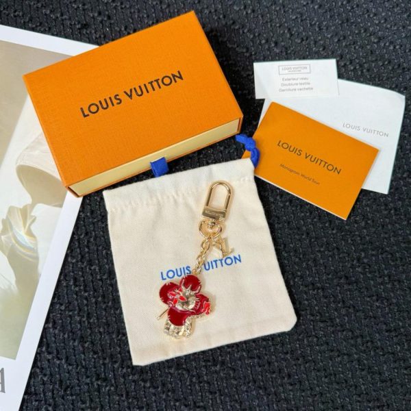 designer,replica,clothing,fake,1:1,lv,luxury,high quality New LV Chinese Zodiac Keychain with Gold Chain and Key Ring (IKEOQN)