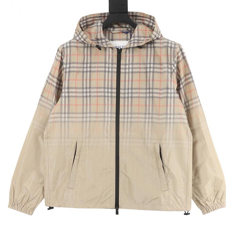 designer,replica,clothing,fake,1:1,lv,luxury,high quality Burberry gradient yellow plaid hooded jacket (5MO8A) designer,replica,clothing,fake,1:1,lv,luxury,high quality Burberry gradient yellow plaid hooded jacket (5MO8A)