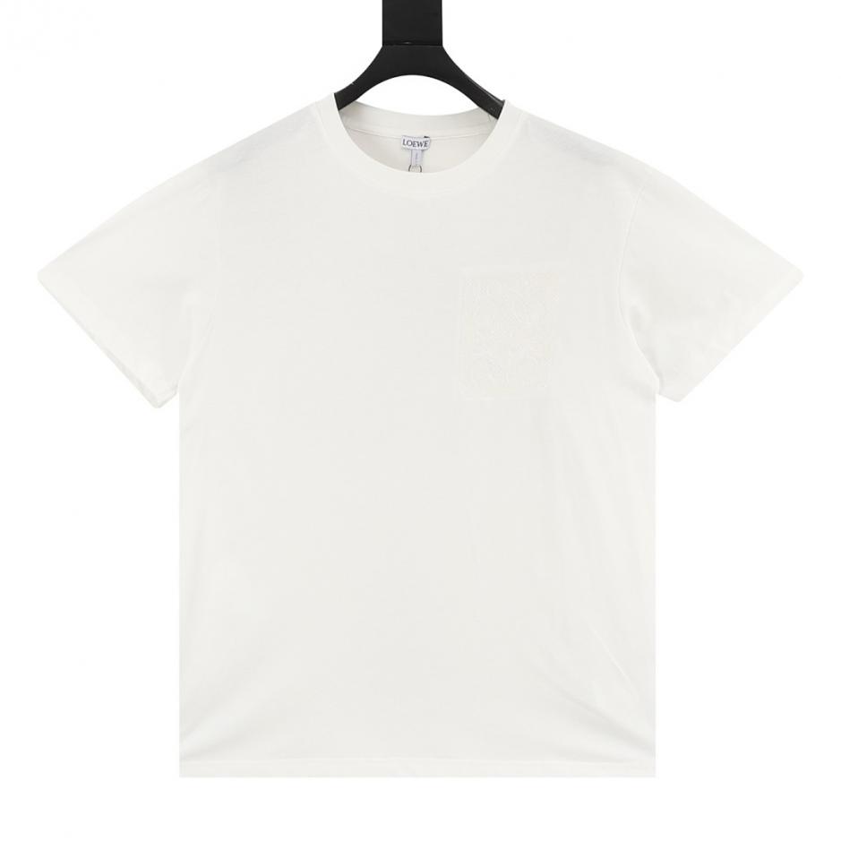 designer,replica,clothing,fake,1:1,lv,luxury,high quality Loewe solid color embroidered T-shirt (NF0SC) designer,replica,clothing,fake,1:1,lv,luxury,high quality Loewe solid color embroidered T-shirt (NF0SC)