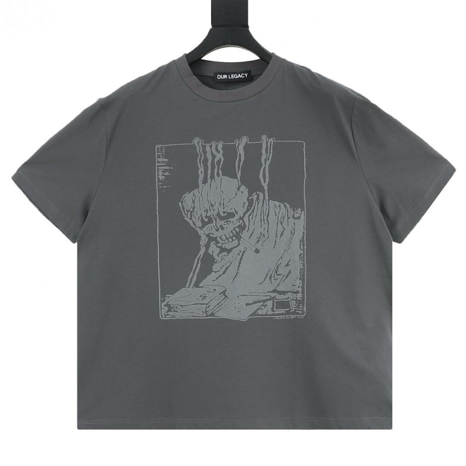 designer,replica,clothing,fake,1:1,lv,luxury,high quality OURLEGACY Retro Short-Sleeve T-Shirt with a Distressed Skull Logo Print (H1H20) designer,replica,clothing,fake,1:1,lv,luxury,high quality OURLEGACY Retro Short-Sleeve T-Shirt with a Distressed Skull Logo Print (H1H20)