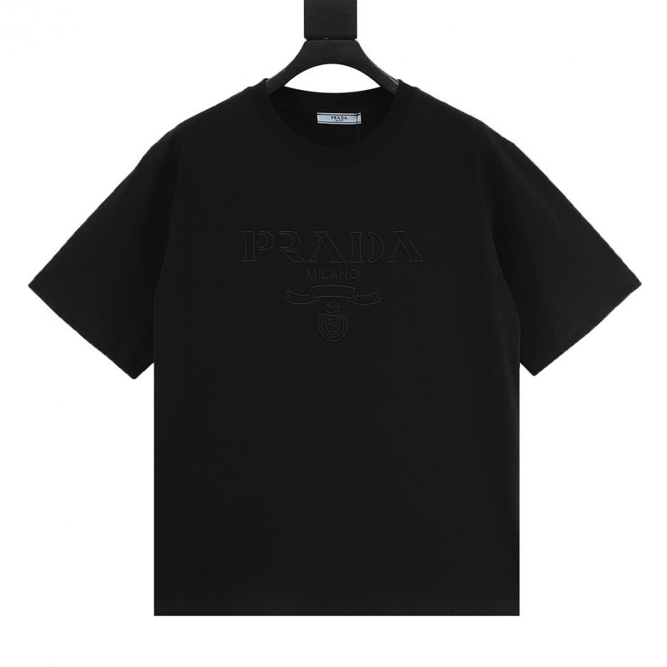 designer,replica,clothing,fake,1:1,lv,luxury,high quality Prada Embroidered Logo Short-Sleeve T-Shirt (ED9B9) designer,replica,clothing,fake,1:1,lv,luxury,high quality Prada Embroidered Logo Short-Sleeve T-Shirt (ED9B9)