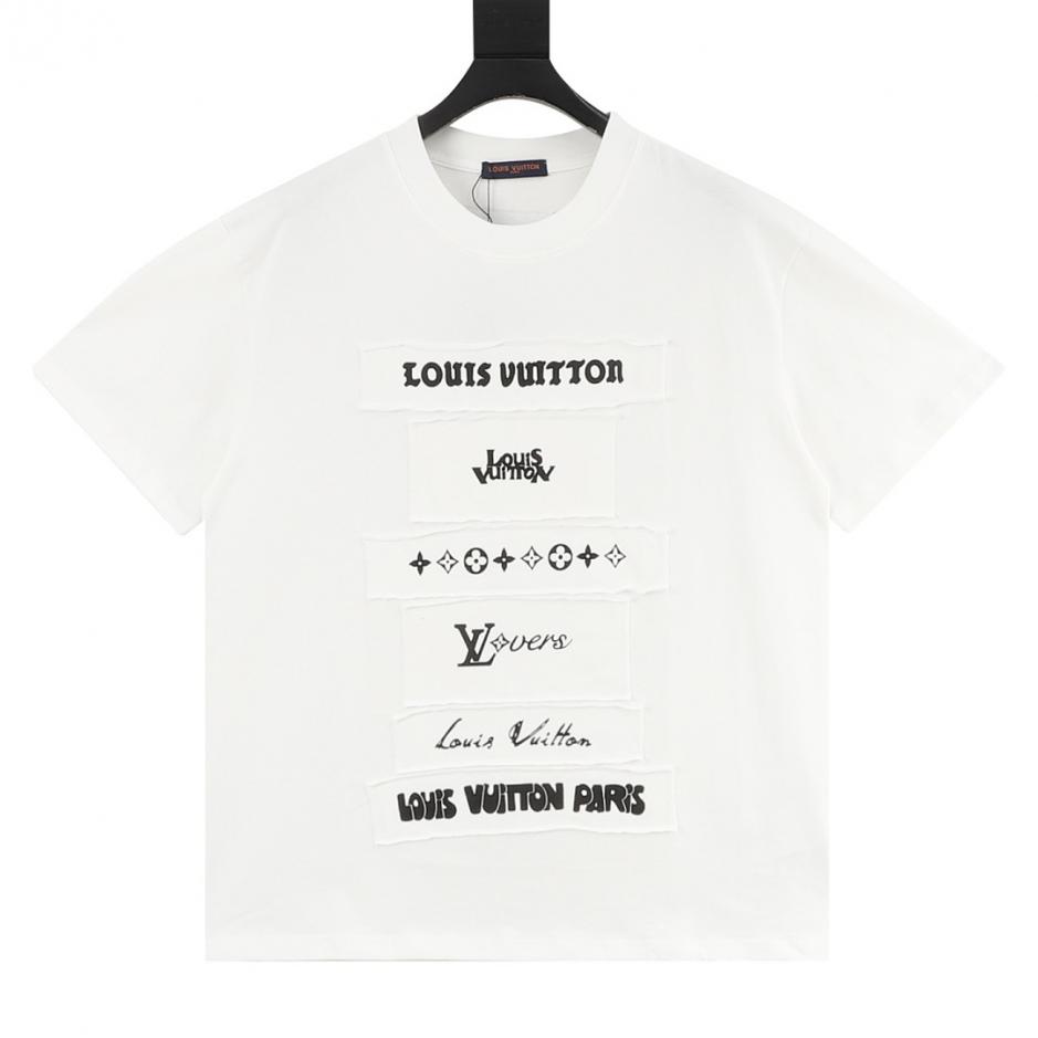 designer,replica,clothing,fake,1:1,lv,luxury,high quality LOUIS VUITTON Signature Patchwork Short-Sleeve T-Shirt (EMYVN) designer,replica,clothing,fake,1:1,lv,luxury,high quality LOUIS VUITTON Signature Patchwork Short-Sleeve T-Shirt (EMYVN)