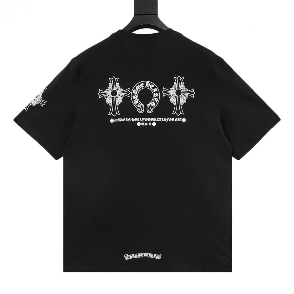 designer,replica,clothing,fake,1:1,lv,luxury,high quality Chrome Hearts Cross Horseshoe Print Short-Sleeve T-Shirt (NFGYN) designer,replica,clothing,fake,1:1,lv,luxury,high quality Chrome Hearts Cross Horseshoe Print Short-Sleeve T-Shirt (NFGYN)